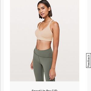 Lululemon Speed Up Bra c/d